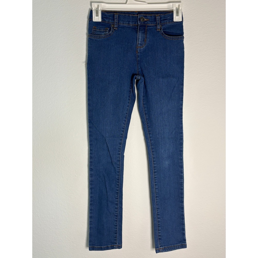 The Childrens Place Super Skinny Jeans Medium Wash Blue Denim Girls Size 10 Slim
